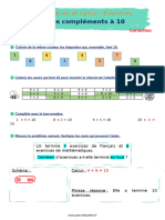 Exercices Correction CP Compléments À 10