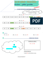 Exercices Correction CP Soustraction Retrancher de Petites Quantités