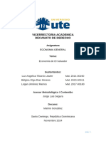 Trabajo de Quinta Economia Tema Economia de El Salvador 2