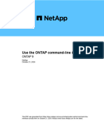 NetApp ONTAP9 Use - The - ONTAP - Command - Line - Interface