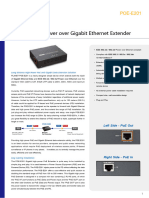 IEEE 802.3at Power Over Gigabit Ethernet Extender: POE-E201