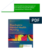 Psychiatric Mental Health Nursing Concepts of Care in Evidence Based Practice 8th Edition Mary C. Townsend DSN PMHCNS-BC 2024 Scribd Download