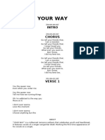 YOUR WAY Lyrics