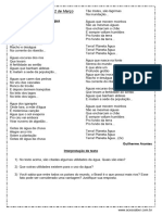 Dia Mundial Da Água - 22março - Planeta Água Com Interpretação