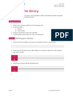 A3 Worksheet - Adding To The Library