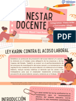 Bienestar Docente: Integrantes: Yinnia Uribe y Christopher Aliaga. Docente: Miguel Ngel Rojas