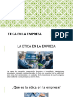 Ética en La Empresa