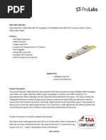 QDD 400G DR4 AR C - Datasheets - EN