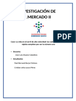 Investigación de Mercado Ii