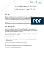 Francais-Perfectionnement Fle Oral