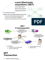 Secure Electronic Transactions (SET)