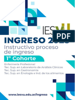 Ingreso 2025 Instructivo Primera Cohorte Definitivo