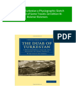 9107download Ebooks File The Duab of Turkestan A Physiographic Sketch and Account of Some Travels 1st Edition W. Rickmer Rickmers All Chapters