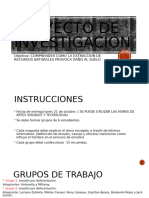 Proyecto de Investigación Sobre Erosion