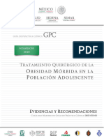 Tratamiento Quirúrgico de La OBESIDAD MÓRBIDA EN LA POBLACIÓN ADOLESCENTE ER