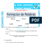 Actividad 6 Formación de Palabras