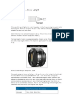 Photography Focal Length