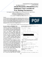 Rigorous Industrial Dynamic Simulation of A Crude Distillation Unit Considered Valve Tray Rating Parameters