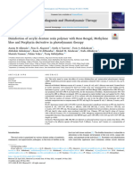 Disinfection of Acrylic Denture Resin Polymer With Rose Bengal, Methylene