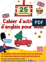 Anglais Christmas Cahier de Vacances Gratuit 6ème 5ème