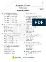 Differential Equation DPP 02 of Lec 03 Prayas JEE 2 0 2025