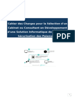 CDC Pour La Sélection D'un Cabinet-Consultant