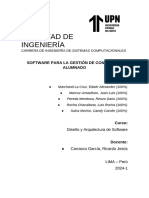 2024-1 - ISC-Informe - Proyecto Final - Diseño y Arquitectura de Software