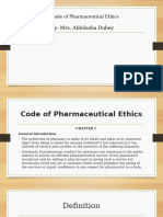 Code of Pharmaceutical Ethics