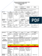 Schedule of Home Learning Guide Grade 6 Q1week 6