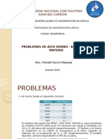 Problemas Del Alto Horno Balance de Materia