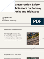 Enhancing Transportation Safety The Role of Sensors On Railway Tracks and Highways