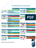 Calendar Semi International School 2024 2025