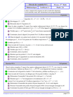 Enoncé Correction Devoir de Contrôle N°1 4ème Maths MR Lahmar A 09 11 24