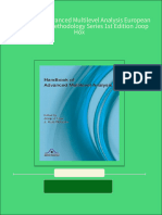 Handbook of Advanced Multilevel Analysis European Association of Methodology Series 1st Edition Joop Hox All Chapter Instant Download