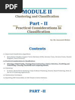 MODULE II (Part - II) Practical Considerations