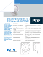 Eaton Diffuseurs Sonores Et Lumineux dsb3000 Et Lxs Datasheet