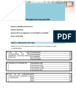 Examen Plataforma e Learning