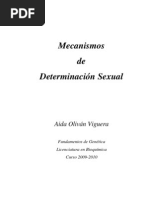 Mecanismos de Determinacion Sexual. Aida Oliván Viguera