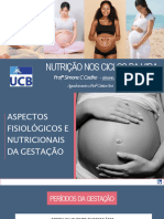 Slide Aula Ciclos Da Vida Gestação e Lactação