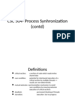 CSC 504-514 - Lecture 3 - Methods of Synchronization Nov 14 2023 CONTD .PPTM