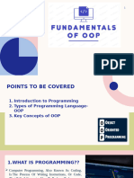 Fundamentals of OOP