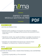 Gestion Production Organisation de L Entreprise 1.1 C