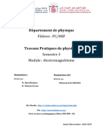 Polycopie TP Electromagnetisme