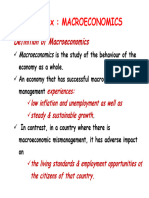 Principles of Economics CH 6 MACRO ECONOMICS