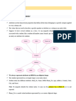 Types of Attributes in DBMS