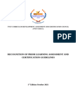 RPL Assessment Certification Framework Final