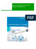 (FREE PDF Sample) Evidence Saver Criminal Evidence in Context 2nd Edition Jonathan Doak Ebooks