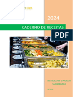 Caderno de RECEITASCaderno de RECEITAS