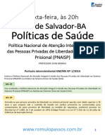 Políticas de Saúde para A SMS de Salvador-BA