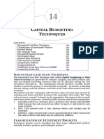 Discounted Cashflow Techniques